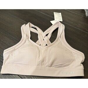 Nwt Womens Yvette Lavendar Pull Over Racerback Sports Bra Med